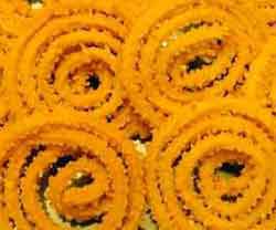 Murukku is a delicious snack of Kerala